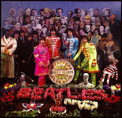 Rare Behind The Scenes Photos Of The Beatles During Their Photo Shoot For Sgt Peppers Album