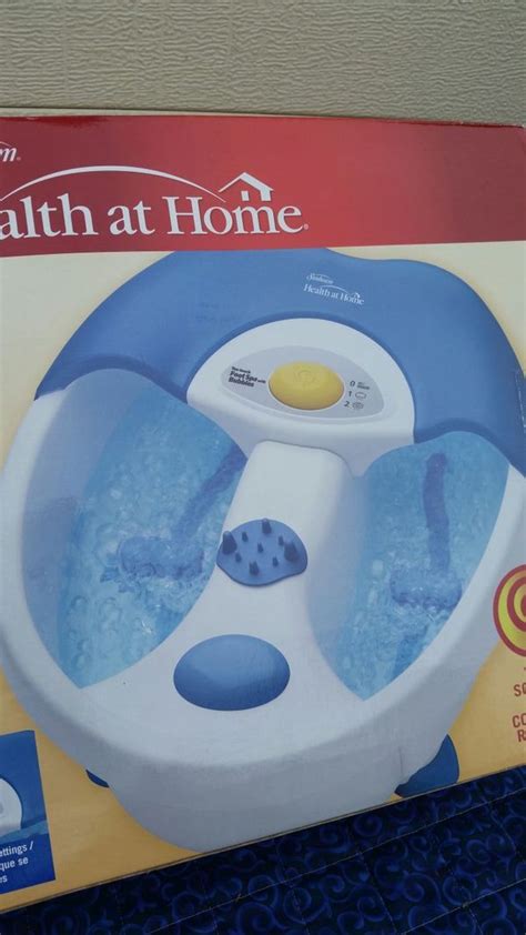 Health At Home Sunbeam Foot Spa Toe Touch New Foot Spa Sunbeam Spa