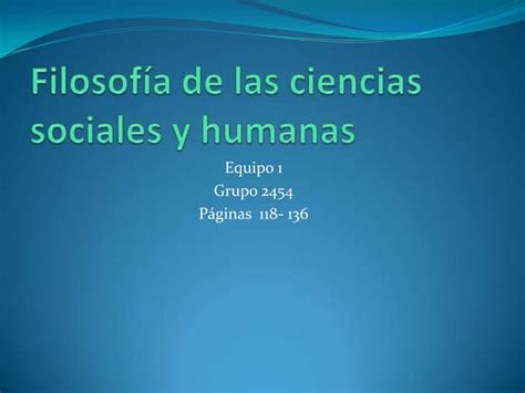 Concepto De Ciencia Social