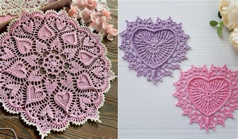 Heart Shaped Doily Crochet Pattern Free