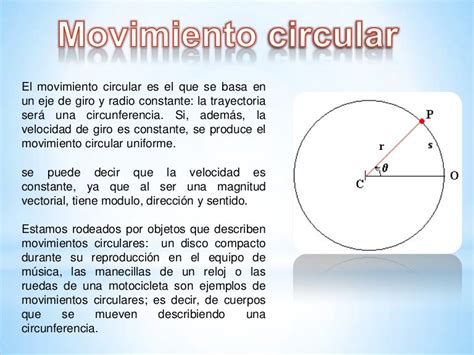 Que Es Movimiento Circular