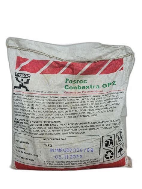 Fosroc Conbextra Gp Waterproofing Chemical Packing Kg At Rs