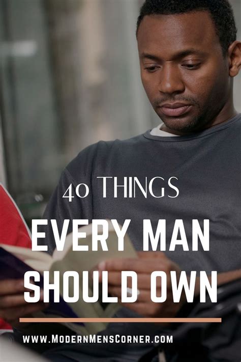 40 Things Every Man Should Own Modern Men`s Corner In 2024 Every