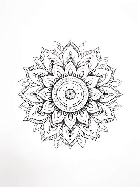 Mandala With White Background Pictures Freepik