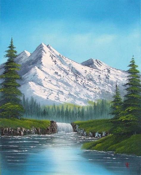 Oil painting landscape, Landscape paintings, Mountain paintings