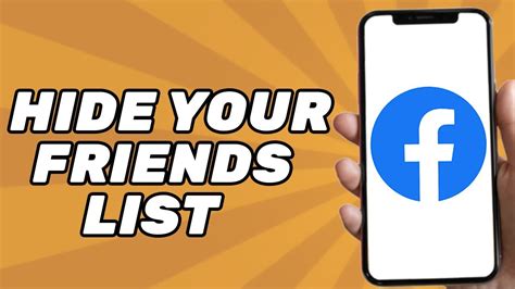 How To Hide Your Friends List On Facebook Easy YouTube