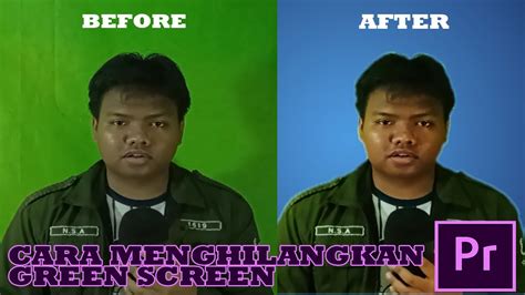 Cara Menghilangkan Green Screen Premiere Pro 2020 Youtube