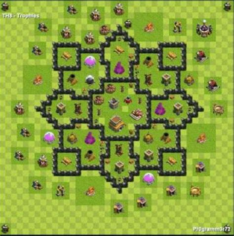 Layouts Cv 8 De Guerra Clash Of Clans PT BR Amino