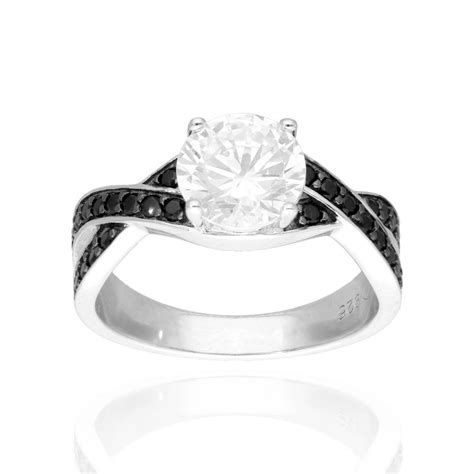 Bague Solitaire AÉLYS en Argent 925 1000 et Oxyde AE BA6OZ0016 Aelys