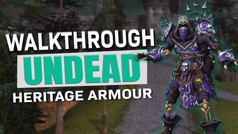 Undead Forsaken Heritage Armor Quest Walkthrough Cutscenes Wow