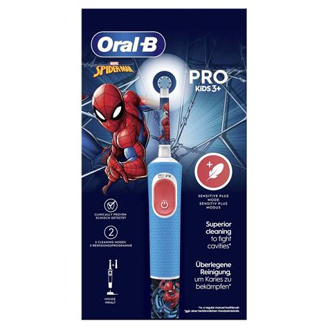 Oral B Brosse À Dents Électrique Pro Kids Spider Man Livré demain