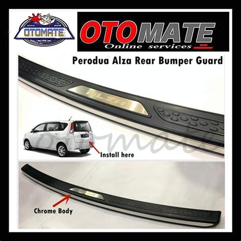 Perodua Alza Rear Bumper Guard Shopee Malaysia