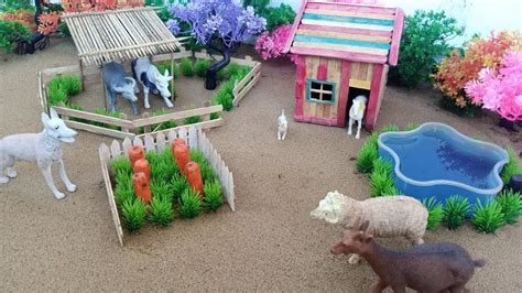 Diy Diorama Pertanian Membuat Kandang Sapi Rumah Kecil Kolam