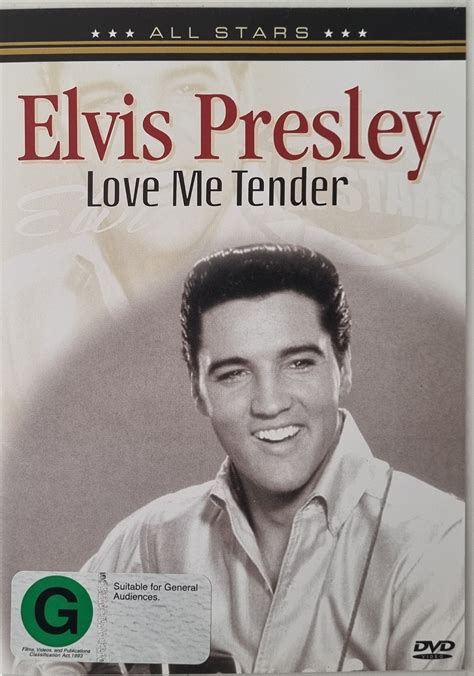 Elvis Presley Love Me Tender Dvd