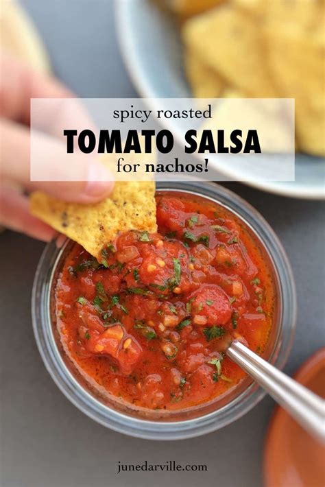 Spicy Roasted Tomato Salsa Recipe | Simple. Tasty. Good.