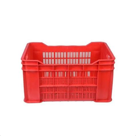 Red Storage Plastic Crates At Best Price In Delhi K S International