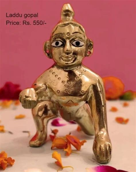 Brass Laddu Gopal Statue At Rs Piece Brass Statue In Delhi Id