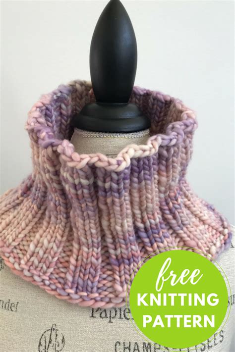 Gentle Ribs Cowl Free Knitting Pattern — Blognobleknits