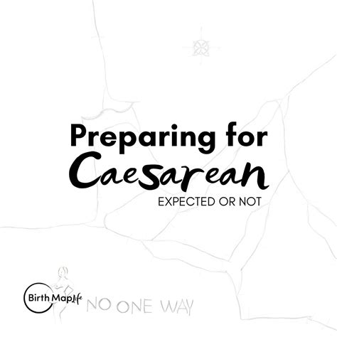 Preparing for Caesarean – The Birth Map