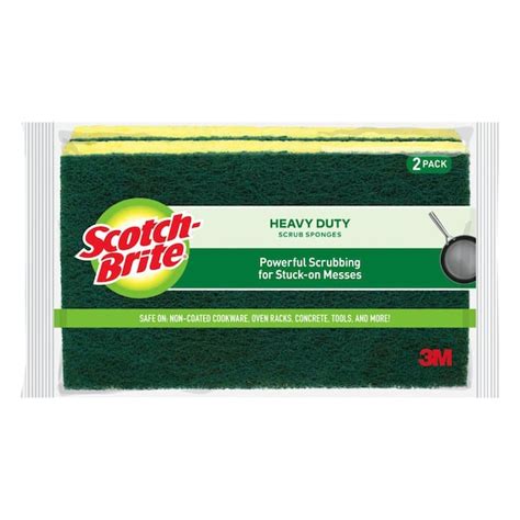 Scotch Brite Heavy Duty Scrub Sponge Pack The Home Depot