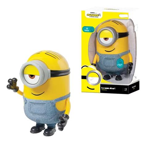 Boneco Minions Elet Origem De Gru Stuart Fala 10 Frases Frete grátis