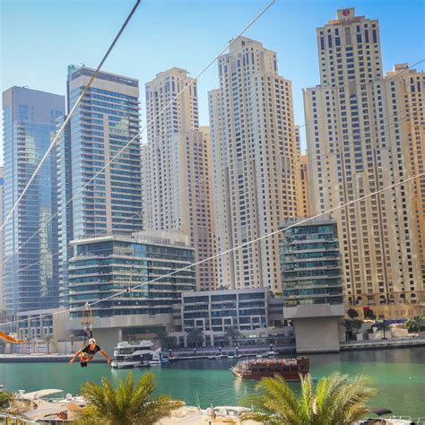 哈利法塔 Xline Dubai Marina ：高空滑索（含照片和视频）