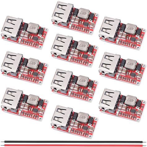 Amazon DKARDU 10 Pcs DC DC Buck Converter 6 24V 12V 24V To 5V 3A