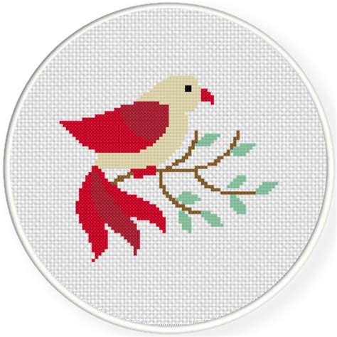 Bird Cross Stitch Pattern Daily Cross Stitch