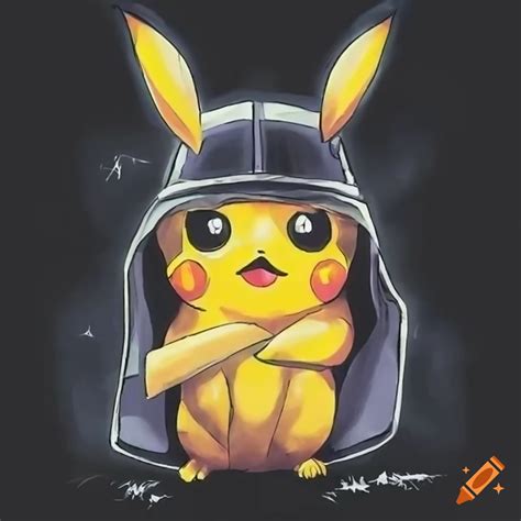 Pikachu Dressed As Darth Vader On Craiyon