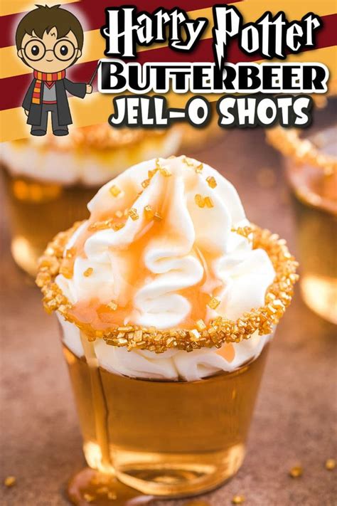 Decadent Butterbeer Jell O Shots