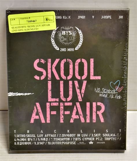 Sealed Bts Skool Luv Affair 2nd Mini Album Cd