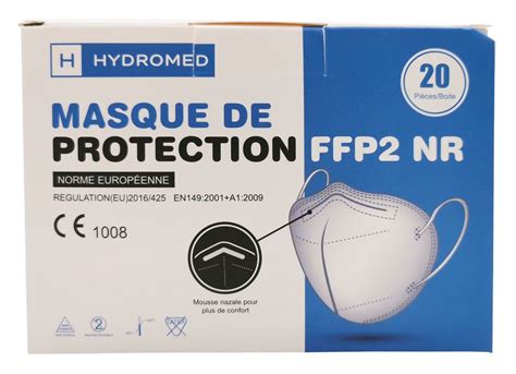 Masque FFP2 par boîte de 20 Seton Belgique