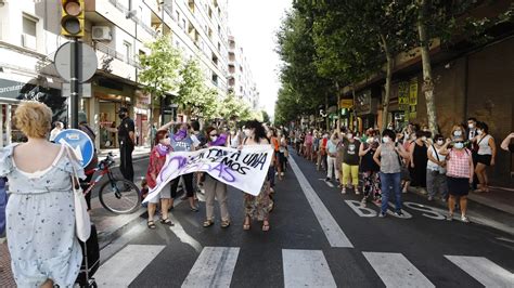 Agresión Sexual En Zaragoza Cortan La Avenida De Madrid Para Condenar