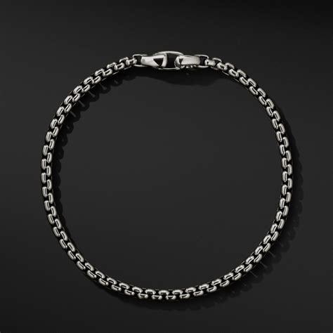 David Yurman Box Chain Bracelet Gem