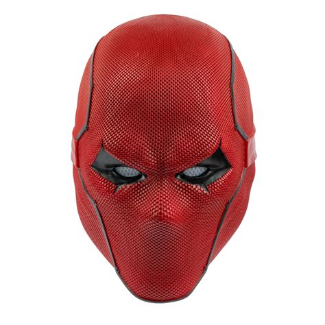 Evere Red Hood Mask Jason Todd Cosplay Helmet Durable Resin Cosplay