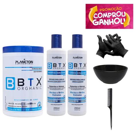 Btx Organico Plancton Kg E Kit Semanas Cuidados O Cabelo