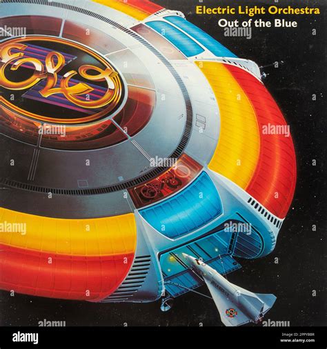 Out of the Blue vinyl album cover by Electric Light Orchestra (ELO), British rock group Stock ...