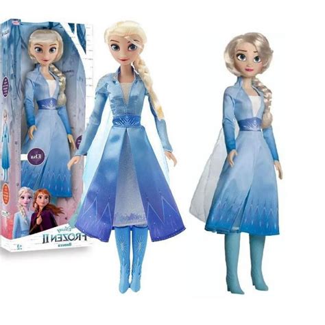 Boneca Elsa Frozen Articulada Grande Cm Brinquedo Submarino