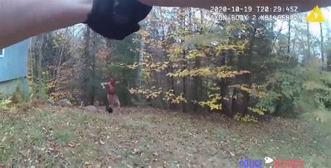 Bodycam Footage Shows Cop Shooting Dead An Unarmed Naked Man Who Was Charging Towards Him In