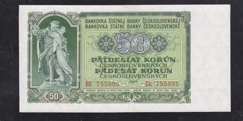 50 KORUN 1953 VZÁCNÁ PERFORACE STAV UNC Aukro