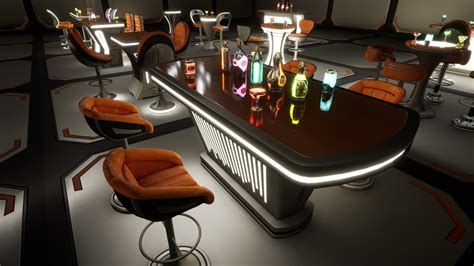 Scifi Bar Props Iclone Scenes And Props Reallusion Content Store