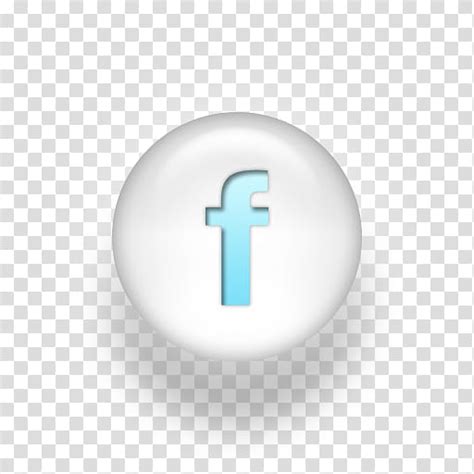 Facebook Round White Facebook Icon Transparent Background Png Clipart