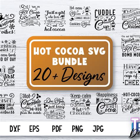 Hot Chocolate Svg Etsy