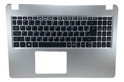 Palmrest Teclado Notebook Acer Aspire 15 A515 52 Cor Prata