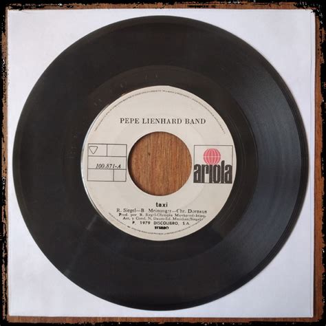 Pepe Lienhard Band Taxi Ed Peru Vinilo Single