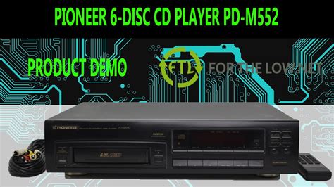 PIONEER 6 DISC MULTIPLAY COMPACT DISC PLAYER AND CHANGER PD M552