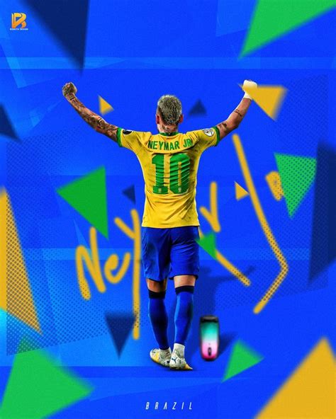 Brazil Flag Wallpaper With Neymar