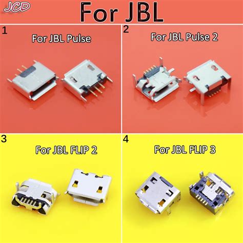 Jcd Untuk JBL Flip 2 3 Pulse 2 Bluetooth Speaker Mini Jack Micro USB