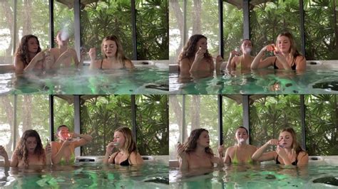 Nicole Friends Hot Tub Smoke Sesh Nicolethedivine Clips Sale
