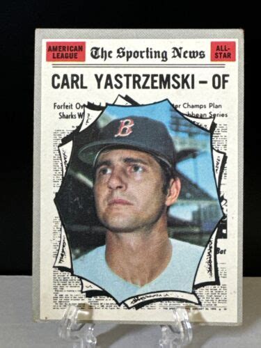 Topps Carl Yastrzemski Boston Red Sox Ex Free Ship Ebay